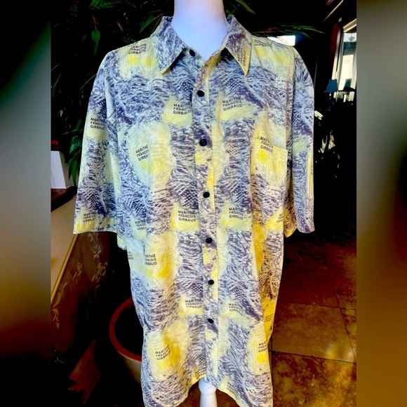 Marithe Francois Gurbaud mens button down shirt. Excellent condition XXL luxury - Picture 5 of 12